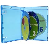 オーバルマルチメディア 22mm厚5枚収納ブルーレイディスク専用ケース 2個