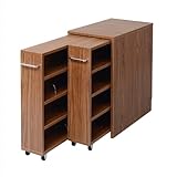 JKプラン 1cmピッチで棚板調整できるキャスター付き隙間ラック 3台セット（収納ボックス付き） (収納ボックスサイズ）幅37cm 奥行き62cm 高さ73cm ライトブラウ YHK-0209SET2-LBR