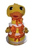Welcome Baby - Baby Shower Diaper Cake Gift Set (Yellow Ducky) by Rubber Ducky