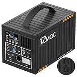 CMQC ポータブル電源 288Wh 300Wリン酸鉄リチウム家庭用蓄電池 小型軽量 純粋な正弦波 AC コンセント DC USB ポート