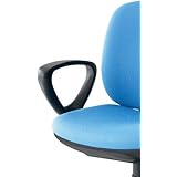 プラス オフィスチェア プリセア用 ループ肘 KB-KLA BK  (肘のみパーツ品)