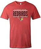 NCAA Illinois State Redbirds Tradition半袖トライブレンドTシャツ、レッド、XXL