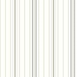 York Wallcoverings American Classics Wide Pinstripe Wallpaper Memo Sample, 8 by 10-Inch, White, Char