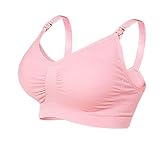 Vogue of Eden(JP)マタニティブラジャー授乳ブラトップノンワイヤーピンク,36B/C