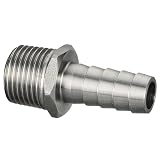 オンダ製作所 【SFHN型 ステンレス六角ホースニップル SUS304系 R3/8×Φ10.5】 SFHN-10105