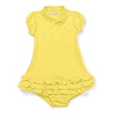 ポロラルフローレン ラッフルドポロ トレス イエロー (女の子3～9か月用) 6M [並行輸入品]