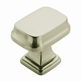 Amerock BP55340G10 Revitalize Rectangular Knob Satin Nickel 1-1/4-Inch [並行輸入品]