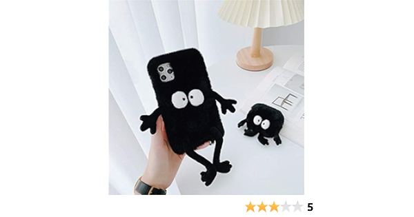 Amazon Co Jp モコモコ まっくろくろすけ Iphoneケース スマホケース Iphone11 家電 カメラ