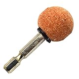 高儀 EARTH MAN 金属用 軸付砥石 六角軸 6.35mm 球型 WA60