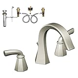 Moen KLFE-D-TS448BN Felicity Two-Handle High-Arc Lavatory Faucet, Brushed Nickel by Moen