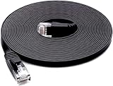 オーディオファン LANケーブル Cat6 ギガビット対応 フラットタイプ ブラック 5m