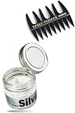 BABLO POMADE カラーワックス シルバーワックス シルバー メンズ 白 髪 メッシュコーム 黒 セット