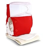 BabyKicks Premium Cloth Diaper Hook and Loop Closure, Poppy by BabyKicks