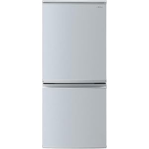 シャープ SHARP 冷蔵庫(幅48.0cm) 137L つけかえどっちもドア 2ドア シルバー系 SJ-D14F-S