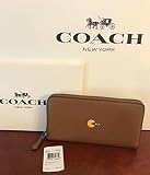 コーチ 財布 COACH PACMAN SADDLE BROWN CALF LEATHER ACCORDION ZIP [並行輸入品]