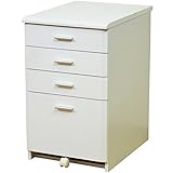 ライフスタイリングショップ サイドチェスト 幅44×奥行59cm デスク横 ホワイト FS-042WH FS-042WH