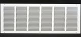 30" x 10" RETURN GRILLE - Easy Air FLow - Flat Stamped Face [White] [並行輸入品]
