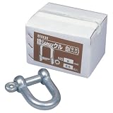 H.H.H.(スリーエッチ) ネジシャックル(白)電気メッキ 本体径12mm(箱入価格)NS12 ※取寄せ品