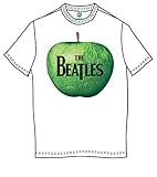 ビートルズ Tシャツ ロックTシャツ Apple （アップル） - ホワイト / Sサイズ / メンズ 【ロンドン直輸入オフィシャルグッズ】