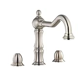 Belle Foret A666574BNV 2-Handle Deck-Mount Roman Tub Faucet, Satin Nickel [並行輸入品]
