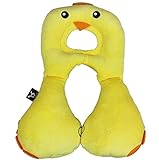 MOMO ベビーネックピロー　トータルセポーター ヘッドレスク 可愛い動物　寝具 首枕　ヘッドレスト 頭保護　車 ベビーカー チャイルドシート用　手洗い可 (ニワトリ)