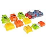 Lovoski 多彩　ビルディングブロック　積み木　トラックモデル　車のおもちゃ　子供　楽しい遊び　ギフト