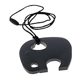 Lovoski シリコーン　歯がため　母乳　ママ授乳ネックレス　母乳ネックレス　歯固め　[FDA認可済] 全３色 - グレー