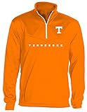 NCAAテネシーボランティアメンズOVB Quarter Zip Poly Fleece、アスレチックオレンジ、ミディアム