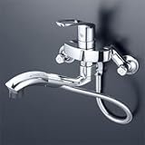 [KM5000ZTTP]KVK 栓金具 シングルレバー式シャワー付混合栓(寒冷地用)　ケーブイケー