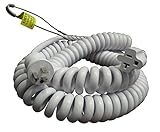 Conntek RL-70046-GB Upto 15-Feet Heavy Duty 12/3 Coiled Spring Extension Cord 15/20-Amp female Conne