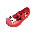 Hzjundasi ガールズ ボーイズ ベビー 牛 柔らかい ゼリー 魚の口 アンチスリップ カジュアル 靴 幼児 子供たち ビーチ サンダル 雨 ブーツ