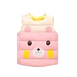 Cutelove　ベスト　チョッキ　ジャケット　袖無し　ベルベット　コットン　羽毛　綿　男の子　ボーイズ　女の子　ガールズ　ベビー　赤ちゃん　幼児　春　秋　冬　保温　防寒　クマ　可愛い　素敵　カジュア