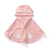 Burning Go カーディガン ポンチョ 子供服 キッズ ベビー マント 女の子 男の子 帽子付き 春秋 出産祝い 紫外線 空調 防寒 対策