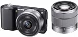ソニー ミラーレス一眼 NEX-3D ダブルレンズキット ブラック NEX-3DD/B