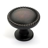 Dynasty Hardware K-80102-10B-25PK Beaded Cabinet Hardware Knob, Oil Rubbed Bronze, 25-Pack by Dynast
