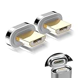 Elough ２個セット new嵌め込み式(コード5pin 端子4pin) micro-usb 親端子 マイクロ-usb-a マグネット ケーブル チップ コネクター ソケット 端子 急速 充電 2a usb-a 防塵 データ伝送 Android タイプ-A アンドロイド (5A線)micro-usb端子×2枚(端子のみ)