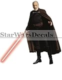 11インチCount Dookuダース・ティラナスライトセーバーStar Wars Dark SideクラシックEpisode 1 Phantom Menace取り外し可能な壁デカールステッカーアート