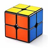 公式版 マジックキューブ 競技用キューブ 魔方 プロ向け 回転スムーズ 安定感 知育玩具 Magic Cube ステッカー版 (２個セットブラック)