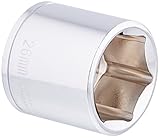 Kツール国際KTI27126ソケットは26ミリメートル.38D 6ポイントショート
