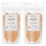 奄美自然食本舗 黒糖 しょうがパウダー 130g 2袋 国産 ジンジャーティー ジンジャーパウダー 生姜湯