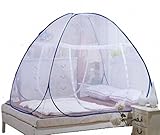 Moon Flower (ムーンフラワー) ベビー 添い寝 虫よけ シングル ワンタッチ式 蚊帳 折りたたみ式 省エネ エコ 底布 洗濯ネット付