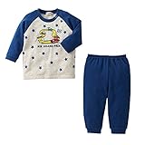 [ミキハウス] MIKIHOUSE プッチー＆うさこ ミニ裏毛パイルパジャマ （80cm-130cm） 13-7304-970 青 110cm