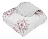 エイデンアンドアネイ ADEN+ANAIS ブランケット コットン 4種 クラシック・ドリーム・ブランケット (FOR THE BIRDS-MEDALLION) [並行輸入品]