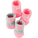 Carter's(カーターズ) 2パックブーティーズ ピンク 小物くつ下・タイツ 0～3ヶ月【並行輸入】