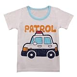 子供服 Tシャツ 半袖 シャツ ショートスリーブ 可愛い柄 ベビー 男の子 夏 素敵 ボーイズ 漫画柄