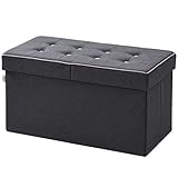 山善(YAMAZEN) スツール ダークグレー 幅76cm 折りたたみ収納可能 MLS-76(DGY/LGY)