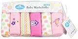 CribMates Baby Washcloths, 1-Pack (6 Wash Cloths), Pink by Crib Mates [並行輸入品]