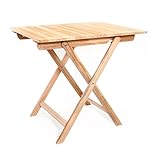 LONA 折りたたみウッドテーブル 80×63×H72cm 01.08.01.002
