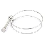 uxcell　ワイヤバンド　ホースバンド　90mm直径