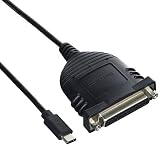 StarTech.com USB-C - パラレルプリンターケーブル USB Type-C(オス) - D-Sub25ピン(メス) USB 2.0準拠 ICUSBCPLLD25